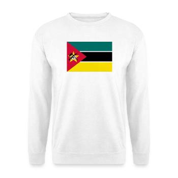 Mosambik - Unisex Pullover - Weiß - Vorne - Alina (178cm) & Michal (187cm)