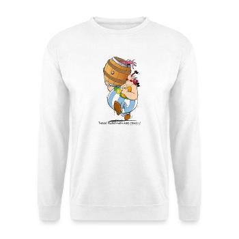 Asterix These Rugbymen - Unisex Pullover - Weiß - Vorne - Alina (178cm) & Michal (187cm)
