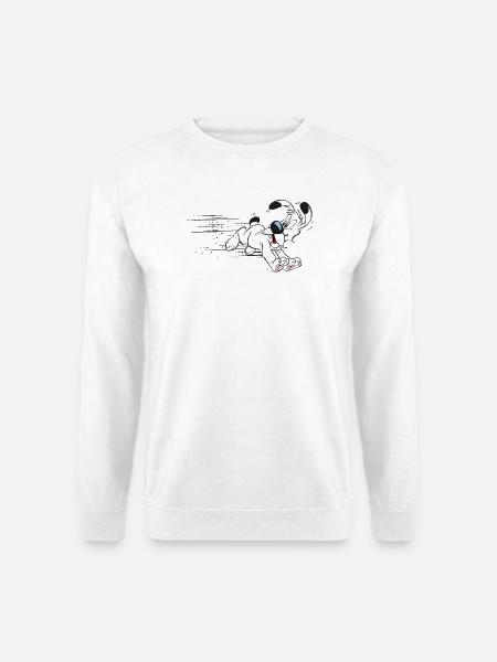 Asterix - Idefix hat es eilig - Unisex Pullover - Weiß