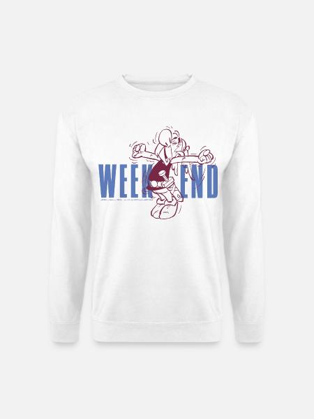 Asterix & Obelix Hoch Die Hände Wochenende - Unisex Pullover - Weiß