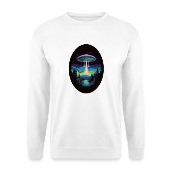 Aliens - Unisex Pullover - Weiß - Vorne - Alina (178cm) & Michal (187cm)