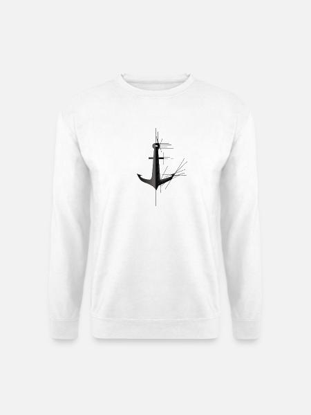 Anker - Unisex Pullover - Weiß