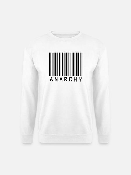 Anarchie - Unisex Pullover - Weiß