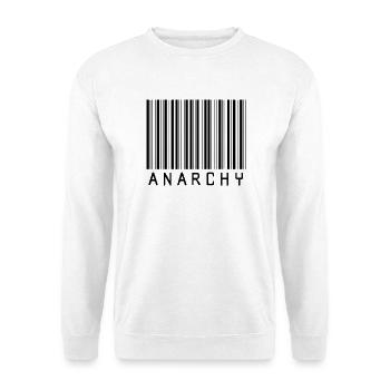 Anarchie - Unisex Pullover - Weiß - Vorne - Alina (178cm) & Michal (187cm)