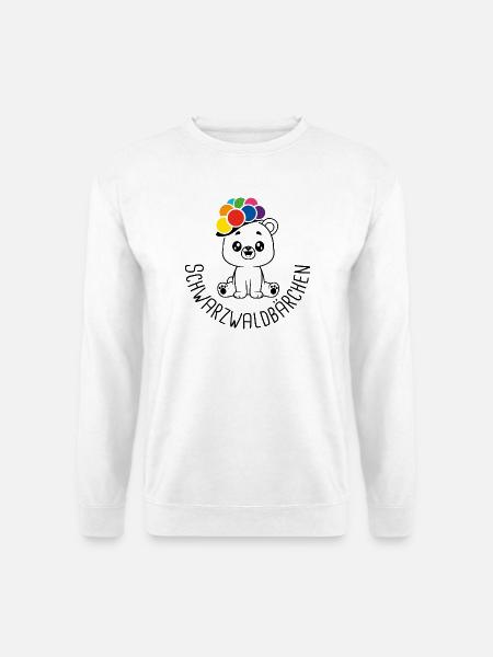 Schwarzwaldbärchen - Unisex Pullover - Weiß