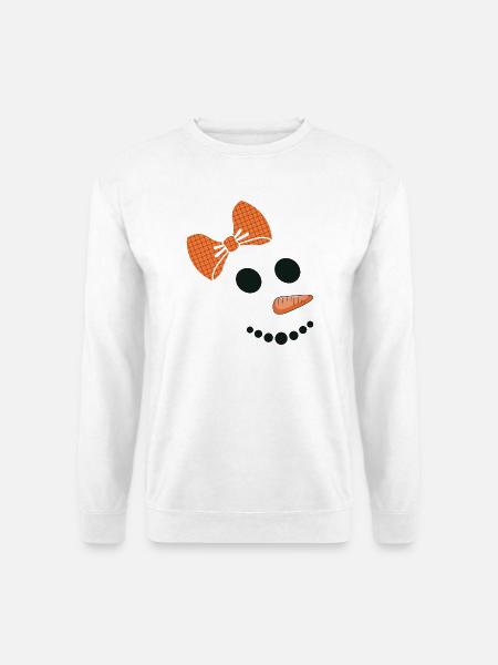 Schneefrau Schneemann - Unisex Pullover - Weiß