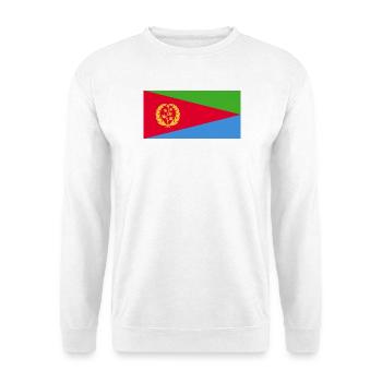 Eritrea - Unisex Pullover - Weiß - Vorne - Alina (178cm) & Michal (187cm)
