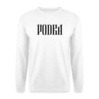 Vodka - Unisex Pullover - Weiß - Vorne - Alina (178cm) & Michal (187cm)