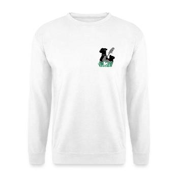 Kleintiere Haustiere - Unisex Pullover - Weiß - Vorne - Alina (178cm) & Michal (187cm)