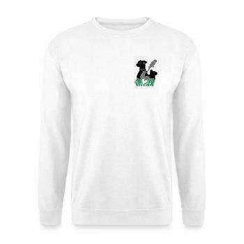 Kleintiere Haustiere - Unisex Pullover - Weiß - Vorne - Alina (178cm) & Michal (187cm)