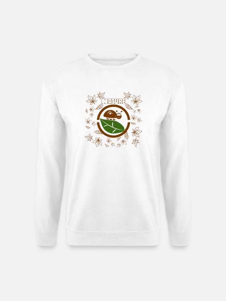 Natur  - Unisex Pullover - Weiß