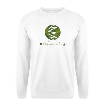 naturverbunden Naturliebhaber Natur - Unisex Pullover - Weiß - Vorne - Alina (178cm) & Michal (187cm)