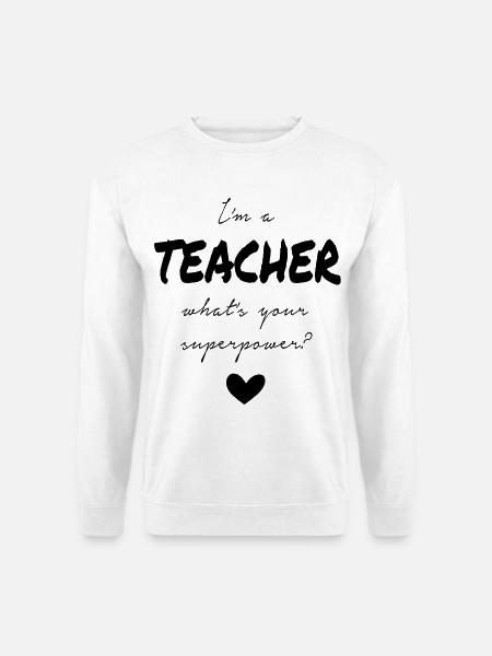 Lehrer - Unisex Pullover - Weiß