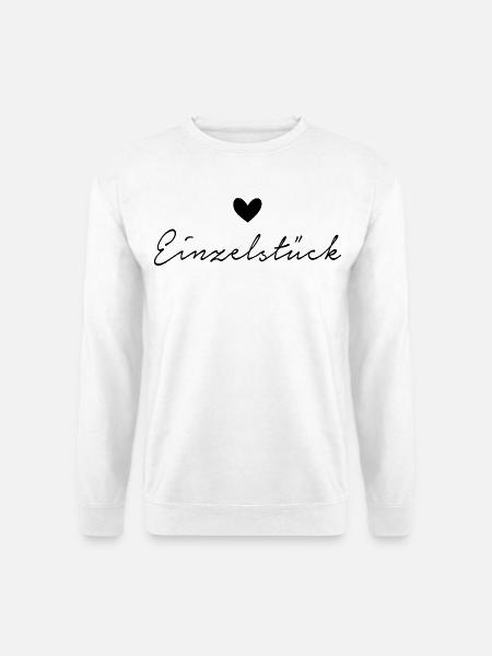 Einzelstück - Unisex Pullover - Weiß