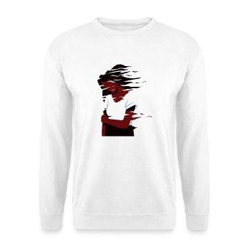 Women - Unisex Pullover - Weiß - Vorne - Alina (178cm) & Michal (187cm)