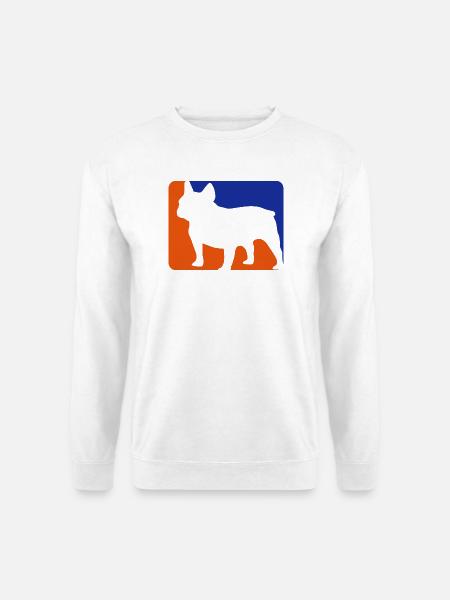 french bulldog - Unisex Pullover - Weiß