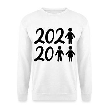 Familie 2021-2022 - Unisex Pullover - Weiß - Vorne - Alina (178cm) & Michal (187cm)