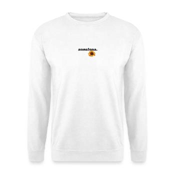 annalena - Unisex Pullover - Weiß - Vorne - Alina (178cm) & Michal (187cm)
