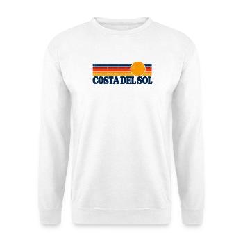 Costa del Sol - Spanien - Espana - Spain - Sommer - Unisex Pullover - Weiß - Vorne - Alina (178cm) & Michal (187cm)