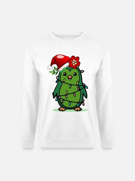 Christmas Kids Pinguin - Unisex Pullover - Weiß