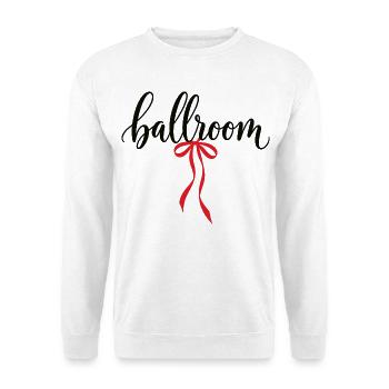 Gesellschaftstanzer Paartanz Choreografie Kokette - Unisex Pullover - Weiß - Vorne - Alina (178cm) & Michal (187cm)