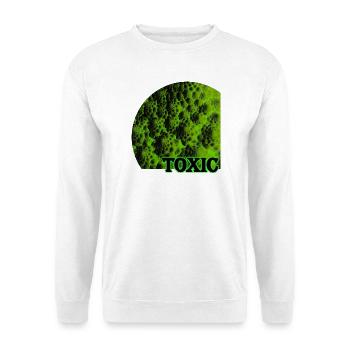 Toxisches, dunkles Romanesco - Unisex Pullover - Weiß - Vorne - Alina (178cm) & Michal (187cm)
