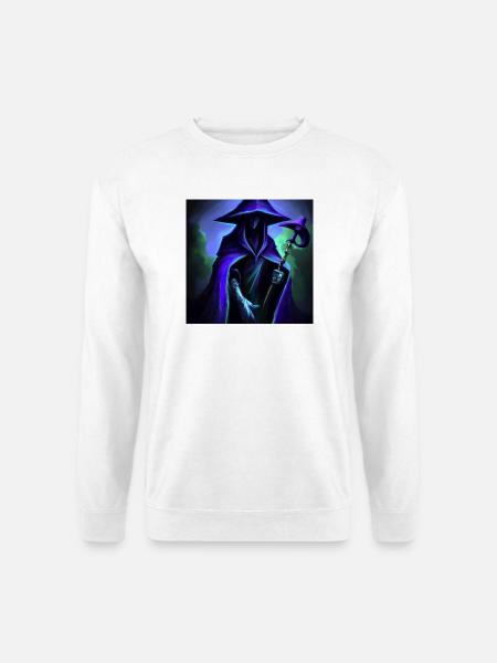 Dunkler Zauberer - Unisex Pullover - Weiß