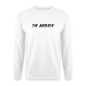 Die Ausrede - Unisex Pullover - Weiß - Vorne - Alina (178cm) & Michal (187cm)