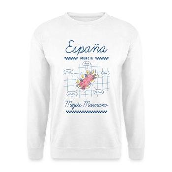 Murcianisches Mojete - Unisex Pullover - Weiß - Vorne - Alina (178cm) & Michal (187cm)