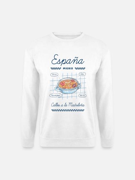 Madrider Kutteln - Unisex Pullover - Weiß