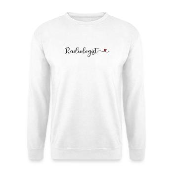 Radiologe Gift - Unisex Pullover - Weiß - Vorne - Alina (178cm) & Michal (187cm)