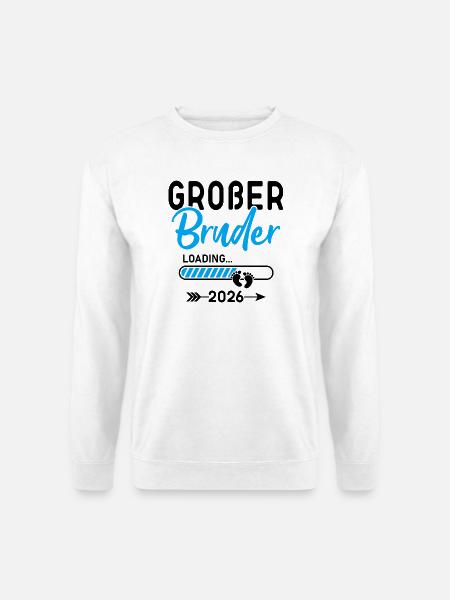 Großer Bruder Loading 2026 - Unisex Pullover - Weiß