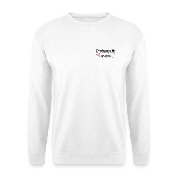 Ergotherapeutin Bachelor of Science - Unisex Pullover - Weiß - Vorne - Alina (178cm) & Michal (187cm)