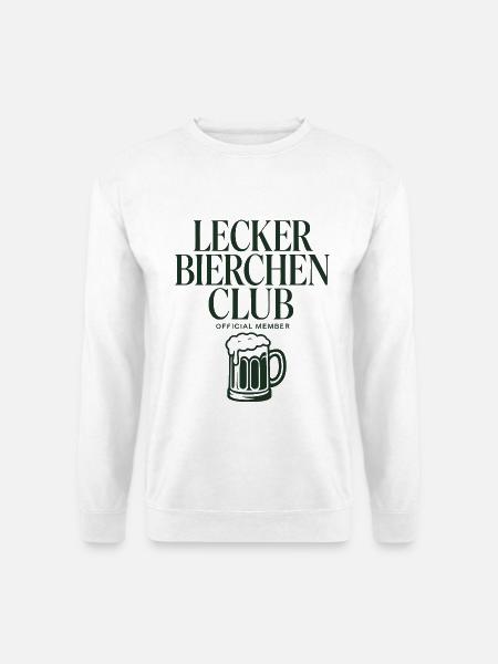 Lecker Bierchen Club - Unisex Pullover - Weiß