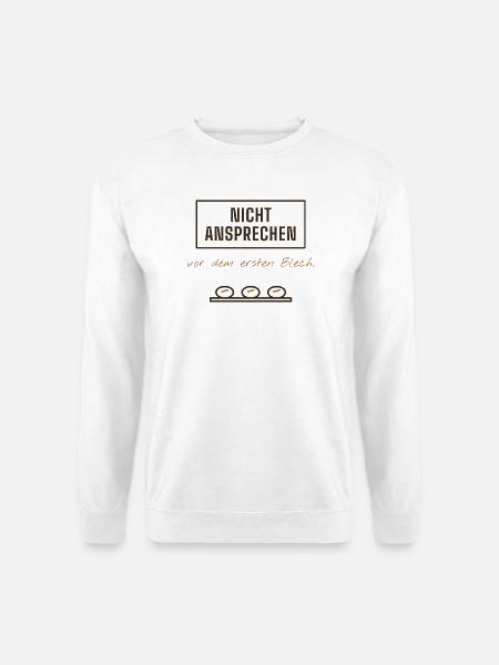 Nicht Ansprechen – Vor dem ersten Blech - Unisex Pullover - Weiß