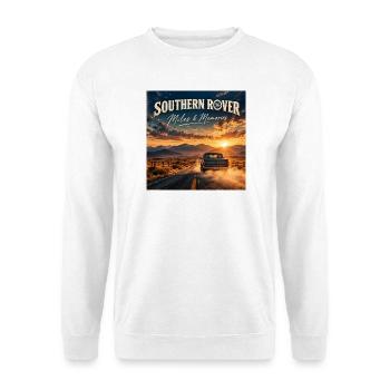 Southern Rover: Miles & Memories - Unisex Pullover - Weiß - Vorne - Alina (178cm) & Michal (187cm)