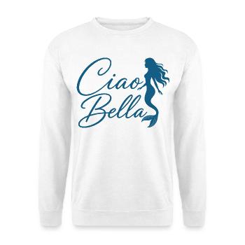 Ciao Bella - Unisex Pullover - Weiß - Vorne - Alina (178cm) & Michal (187cm)
