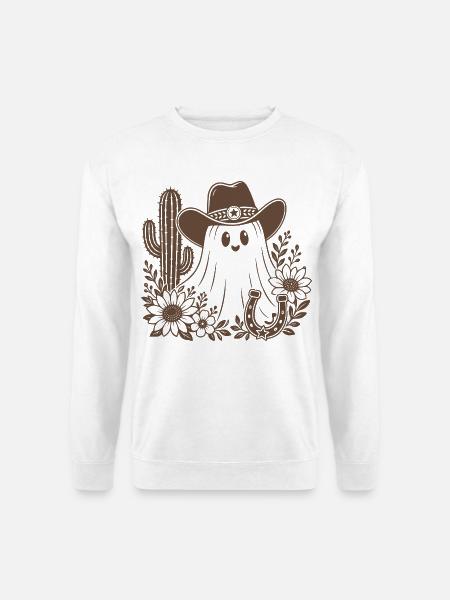 Cowboy Geist - Unisex Pullover - Weiß