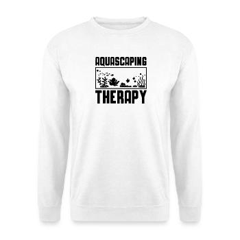 Aquarist Aquascaping Humor - Unisex Pullover - Weiß - Vorne - Alina (178cm) & Michal (187cm)