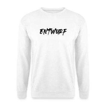 Entwurf - Unisex Pullover - Weiß - Vorne - Alina (178cm) & Michal (187cm)