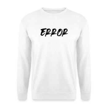 Error - Unisex Pullover - Weiß - Vorne - Alina (178cm) & Michal (187cm)