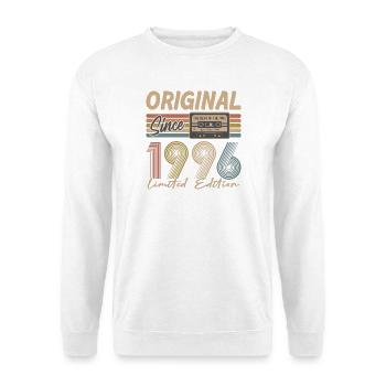30. Geburtstag, 30 Jahre - Unisex Pullover - Weiß - Vorne - Alina (178cm) & Michal (187cm)