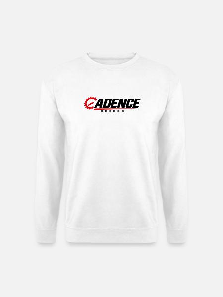 ODDROO Cadence – Radsport mit Kettenblatt - Unisex Pullover - Weiß