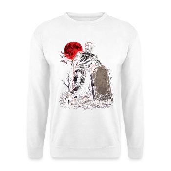 Psychobilly Punkrock - Unisex Pullover - Weiß - Vorne - Alina (178cm) & Michal (187cm)
