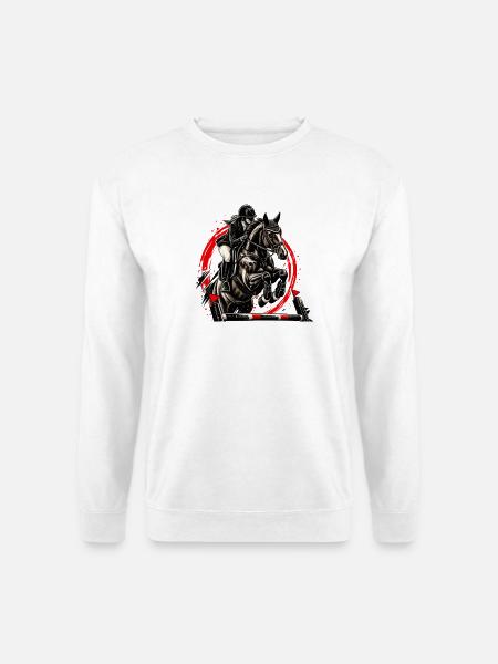 Springreiten - Unisex Pullover - Weiß