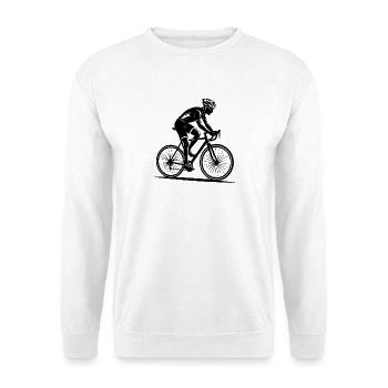 Radradrennen - Unisex Pullover - Weiß - Vorne - Alina (178cm) & Michal (187cm)