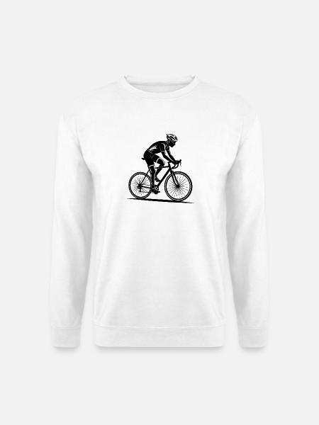 Radradrennen - Unisex Pullover - Weiß