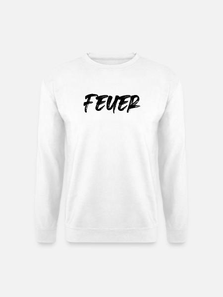 Feuer - Unisex Pullover - Weiß