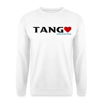 Tango - Unisex Pullover - Weiß - Vorne - Alina (178cm) & Michal (187cm)