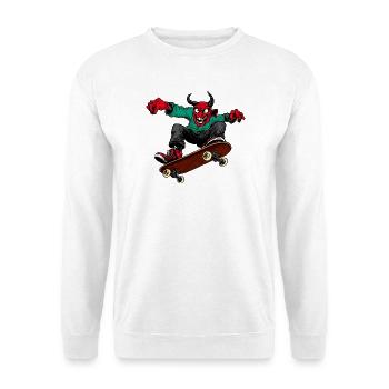 Teufel Freestyler - Unisex Pullover - Weiß - Vorne - Alina (178cm) & Michal (187cm)